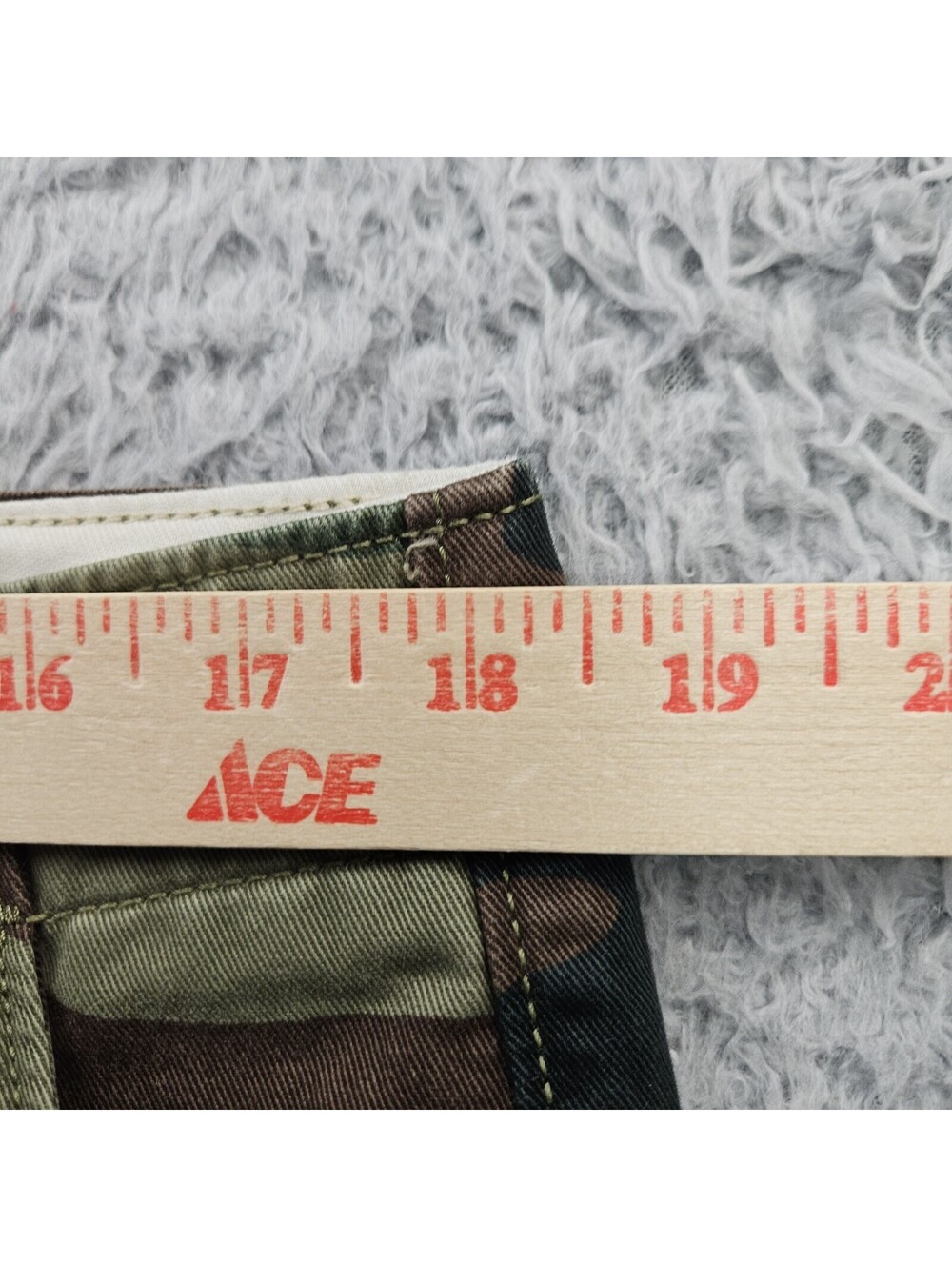 LEVI'S Camouflage Cargo Pants Men 34x32 (Fits 36x30) Cotton Stretch Army Hunting - Picture 6 of 12